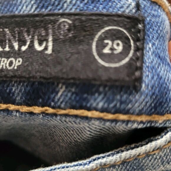 NWT BLANKNYC Jeans Womens 29 The Madison Crop Hi-Rise Distressed Light Blue - Picture 10 of 12